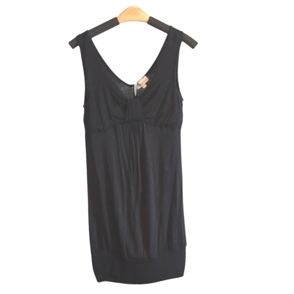 Blue Crush Little Black Dress | Size M | Sleeveless V-Neck Mini Dress - Picture 1 of 7